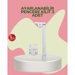 SHC4200 Cam Pencere Açılma Kilidi Kolay Montaj 3’lü - Seçenek