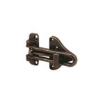 SHC4200 Defender Güvenlik U 11317 Swing Bar Kapı Koruyucu, Yüksek Güvenlikli Aux Kilidi, Klasik Bronz Kapla
