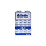 SHC4200 Gillette Silver Blue Tıraş Bıçağı Çift Kenarlı Jilet 5X20&APOS;LI 100&APOS;LÜ Kartela - Hediye Seçeneği - Paket Seçenekleri