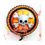 SHC4200 Halloween Iskelet Kuru Kafa Folyo Balon 18 Inç - Ebatlar