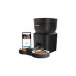 SHC4200 Haustier QQ029-DUAL 1080P Gece Görüş Kameralı Akıllı Kedi Mama Kabı, Tuya App-Wifi Uzaktan Kontrol,
