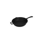 SHC4200 Lava Döküm Yuvarlak Kızartma Tavası Döküm Demir Yekpare Saplı. ÇAP(Ø)24CM