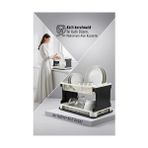 SHC4200 Mey Ithalat® 2 Katlı Rattan Dokulu Lüks Bulaşıklık - Kirli Beyaz & Acı Kahve Düzenleyici