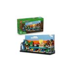 SHC4200 Minecraft Mini Biyomlar 21589-12 Yaş Üzeri Çocuklar Için 5 Biyom ile Steve, Creeper Yağm - Seçenek