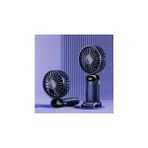 SHC4200 Mini Klima 5 Kademeli Şarjlı Taşınabilir Dijital LED Göstergeli El Fanı Vantilatör - Miktar - Seçenek