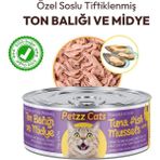 SHC4200 Petzzcats Ton Balığı &amp; Midye Konserve 1 Adet 70 gr