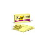 SHC4200 Post-It Süper Yapışkan Pop-Up Notlar, 3x3 Inç, 10 Ped, 2x Yapıştırma Gücü, Kanarya Sarı, Geri Dönüş - Ölçü - Tipi