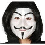 SHC4200 Siyah Renk Takma Kısa V For Vendetta Maskesi Anonymous Maskesi - Seçenek