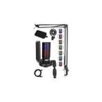 SHC4200 V6 Rgb Set USB Yayıncı Mikrofonu Condenser Stüdyo (Kayıt Tiktok Twitch - Seçenek