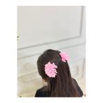 SHClothing accessories Kız Çocuk Çiçekli Klips Toka -pembe