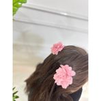Shclothing Accessory Çiçekli Klips Toka - Gülkurusu