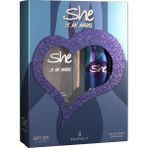 She Angel Kadın Parfüm ve Deodorant Seti EDT 50 ml 150 ml Lüks Ambalajda Hediye Seçeneği