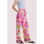 SHE BEST BELİ LASTİKLİ RAHAT KESİM BOL PAÇA VİSKON KUMAŞ KADIN PANTOLON