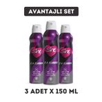 She Clubber Kadın Deodorant ( 3 Adet X 150 ml )