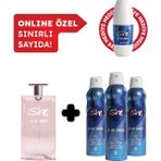 She Is Angel Kadın Edt Parfüm 50 ml Deodorant 3x150 ml Avantajlı Set Roll On Hediyeli