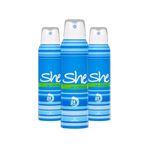 She Is Cool 3x150 ml Kadın Sprey Deodorant