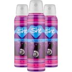 She Is Sexy 3x150 ml Kadın Sprey Deodorant
