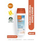 SHE MYRA SUN Güneş Kremi Yüksek Korumalı Spf 50+ 150 ML aydınlatıcı Aloe Vera + E vitamini