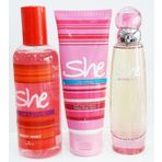 She Pretty 50 Ml Edt + Vucut Spreyi 150 Ml Body Mist+75 Ml Losyon