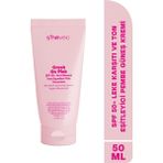 S'he Vec Ton Eşitleyici, Leke Karşıtı ve Aydınlatıcı Pembe Vegan Güneş Kremi SPF50+ 50 ml Crush On Pink