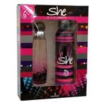 She Women Kofre Clubber Edt + Kutu Deodorant