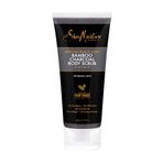SHEA MOISTURE Afrika siyah sabun bambu odun kömürü vücut ovma pul pul pul pul, 6 ons