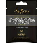 Shea Moisture Afrika Siyah Sabunu Bambu Kömürü Yaprak Maske Tek Kullanımlık