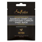 Shea Moisture Afrika Siyah Sabunu Ve Bambu Kömürü Detoks Yaprak Maske Tek Kullanımlık