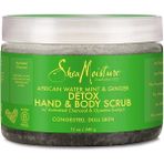 Shea Moisture Afrika Su Nanesi ve Zencefil Özlü 340 gr El ve Vücut Şeker Peelingi