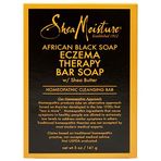 SHEA MOISTURE Bar Sabunu Egzama Afrika Sabunu Sabunu Tereyağlı, Siyah, Aloe Vera, 5 Ons