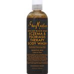 SHEA MOISTURE NEM Afrika Siyah Sabun Egzama Sedef Hastalıkları Hassas Ciltler için İlaçlı Temizleyici 12 oz