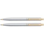 Sheaffer 325-9 Sentınel Parlak Krom Gövde Ve Altın Klips Tükenmez-Versatil Kalem Seti