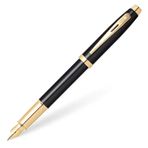 Sheaffer 9322-0 Shfr 100 Parlak Siyah Gövde Ve Kapak,Altın Rengi Klips Ve Grip Dolma Kalem