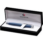Sheaffer 9333-2 500 Serisi Tükenmez Kalem Parlak Mavi Krom - Ana Renkler
