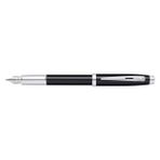 SHEAFFER 9338-0 100 Serisi Dolma Kalem (M) Parlak Siyah Krom