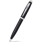 Sheaffer 9338-2 100 Serisi Tükenmez Kalem Parlak Siyah Krom - Ana Renkler