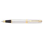 SHEAFFER 9342-0 300 Serisi Dolma Kalem (M) Parlak Krom Altın