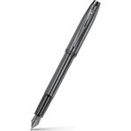 Sheaffer 9375-0 100 Serisi Dolmakalem M Uç Kalem Koyu Gri - Altın - Sarı
