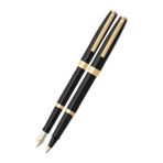 Sheaffer 9471-0-2 Sagaris Siyah Gövde Dolma Kalem & Tükenmez Kalem Seti