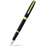 Sheaffer 94710 Sagaris Dolma Kalem, Medium Uç Siyah Altın - Altın - Sarı