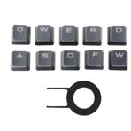 SHEAWA Corsair K70 K65 K95 G710 RGB Strafe Mekanik Klavyeler için 10 ADET Yedek Tuş Kapağı (Gri)