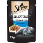 Sheba 24x85 gr Delikatesse Ton Balıklı Jöleli Pouch Yetişkin Kedi Yaş Maması