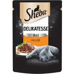 Sheba 6x85 gr Pouch Hindili Yetişkin Kedi Konservesi