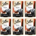 Sheba 6x85 gr Pouch Sığır Etli Yetişkin Kedi Konservesi