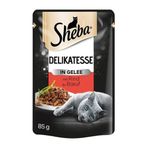 Sheba Sığır Etli Jöleli Pouch Yetişkin Konserve 24x85 gr Kedi Maması