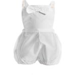 Shecco Babba Bebek Fiyonklu Şort Tulum - 2 Yaş - Beyaz