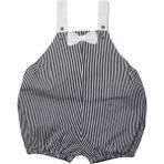Shecco Babba Bebek Papyonlu Şort Tulum - 3 - 6 Yaş - Siyah - Beyaz