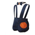 Shecco Babba Erkek Bebek Tulum Papyon Takım Lacivert - 2 Yaş