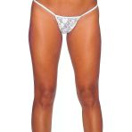 Shedo Stl Beyaz Dantelli Tanga Tm1165