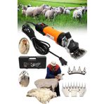 Sheep Clipper Alman 9600 Schere Çift Metal Şanzuman Koyun Kırkım Makinesi Devir Ayarlı Bakır Sargı
